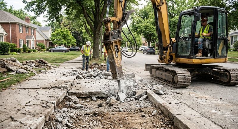 Pavement Demolition in Bergen County, NJ